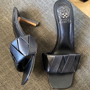 Vince Camuto black mules